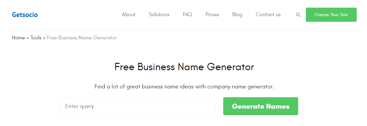 https://getsocio.com/tools/business-name-generator