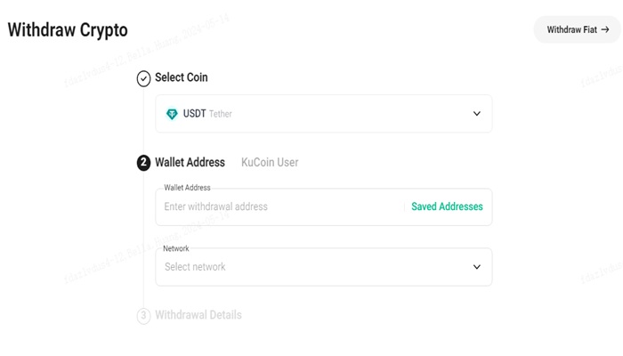 نحوه برداشت از صرافی کوکوین 3 مراحل برداشت ارز از صرافی کوکوین