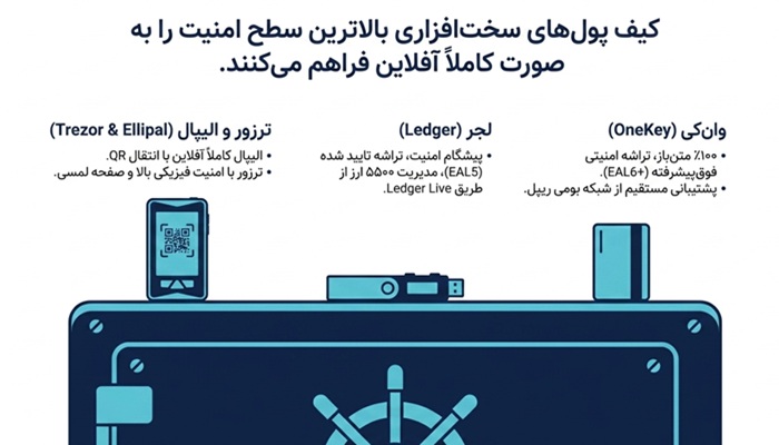 بهترین کیف پول‌ های سخت‌ افزاری XRP