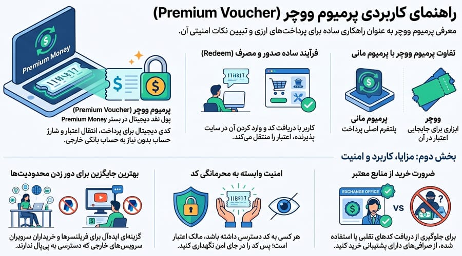 پرمیوم ووچر چیست؟ معرفی کامل پی اس ووچر 1 پرمیوم ووچر چیست